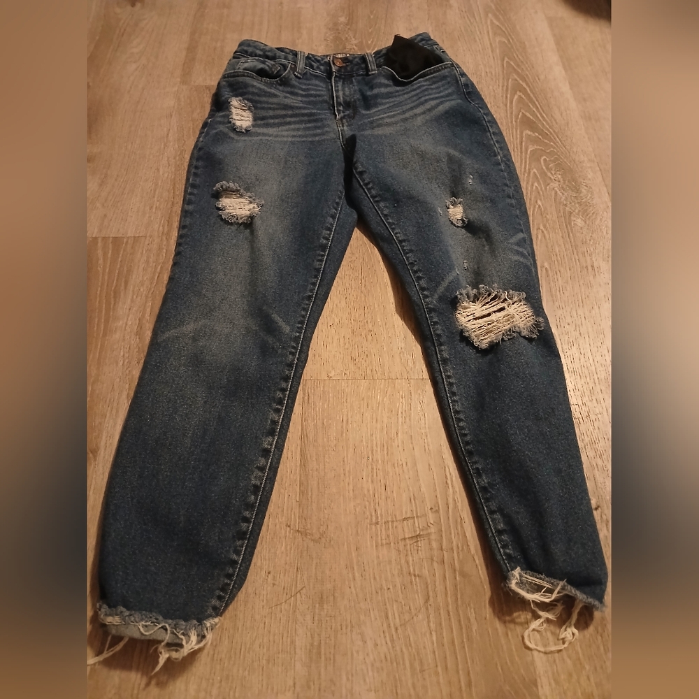 Rewash Distressed Blue Jeans